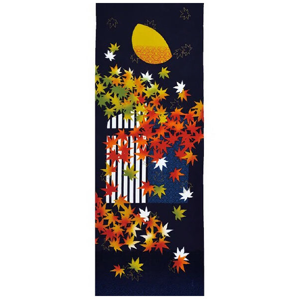 Tenugui Autumn Leaves View - Made in Japan | Moshi Moshi 