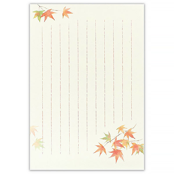 Papier à Lettre Autumn Nishiki - Made in Japan | Moshi Moshi Paris 