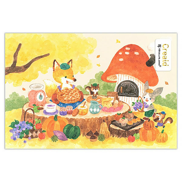 Carte Postale Renard - Forest Harvest Festival | Moshi Moshi Paris