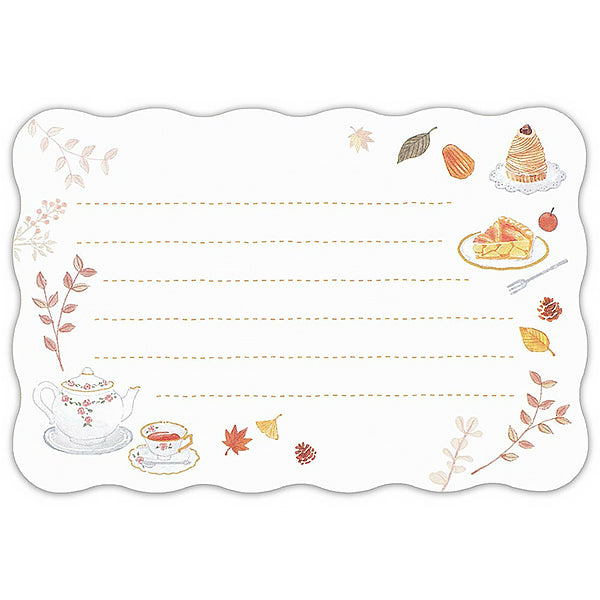 Papier Lettre & Enveloppe - Tea Time | Moshi Moshi Papeterie