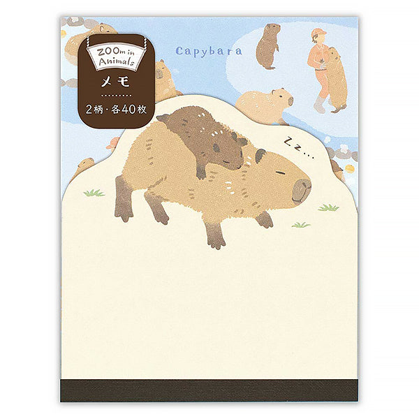 Mémo Pad - Capybara | Moshi Moshi Papeterie Japonaise