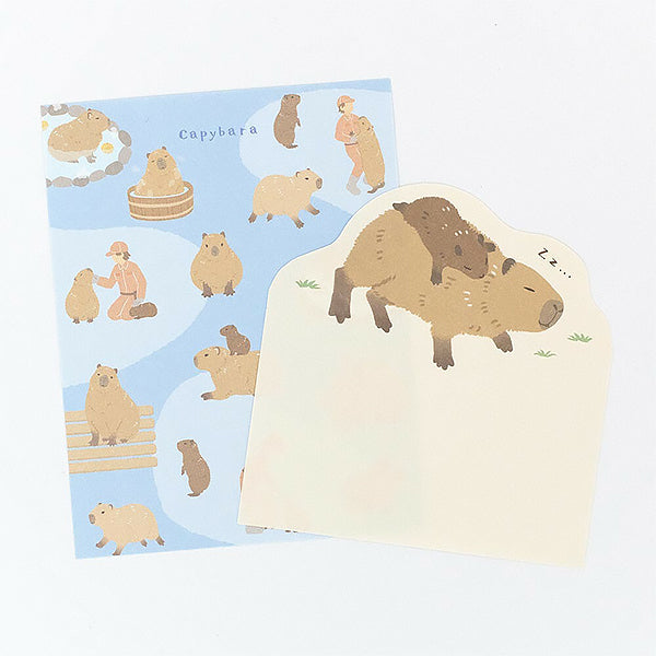 Mémo Pad - Capybara | Moshi Moshi Papeterie Japonaise