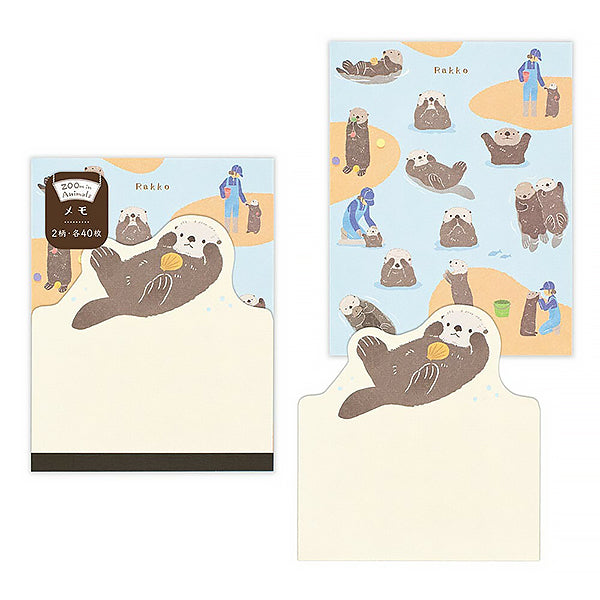 Mémo Pad - Loutre | Moshi Moshi Papeterie Japonaise