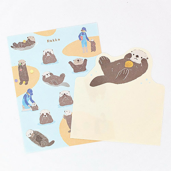 Mémo Pad - Loutre | Moshi Moshi Papeterie Japonaise