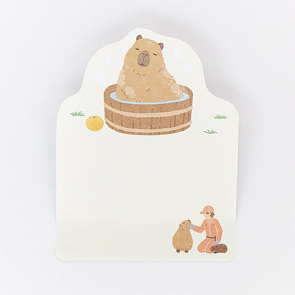 Mémo Marque Page Zoo - Capybara | Moshi Moshi Papeterie