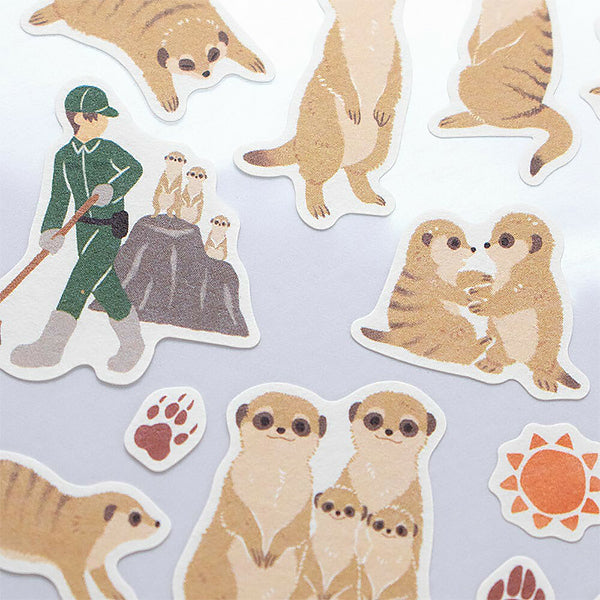 Stickers Zoom in Animals - Suricate | Moshi Moshi Paris Papeterie