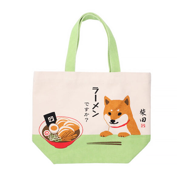 Mini Tote Bag Shiba Inu - Ramen | Moshi Moshi Paris