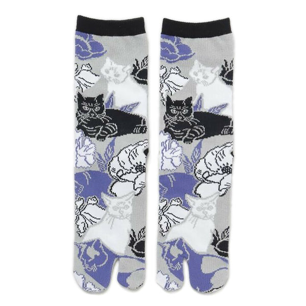 Chaussette Tabi - Cat Flower | Moshi Moshi Paris Boutique
