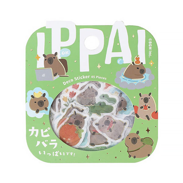 Stickers Box Ippai - Capybara | Moshi Moshi Papeterie