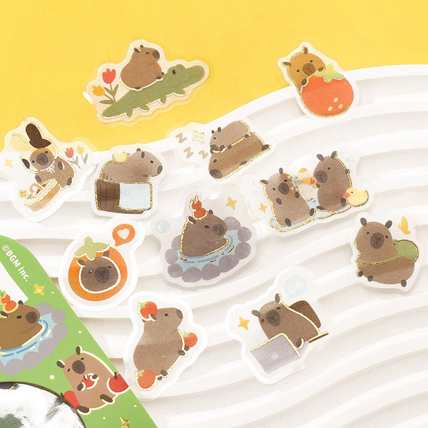 Stickers Box Ippai - Capybara | Moshi Moshi Papeterie