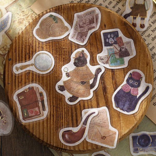 Stickers Box Imaginary Shopping Arcade - Kuro Neko | Moshi Moshi 