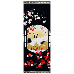 Tenugui Grue Fleur de Sakura - Déco Japonaise | Moshi Moshi Paris