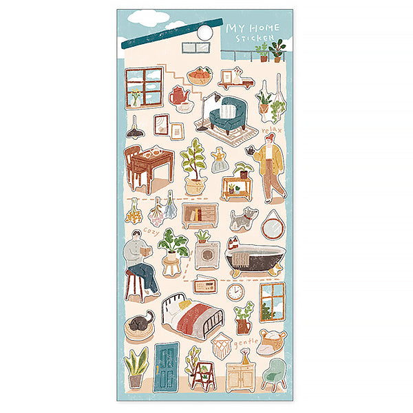 Stickers My Home - Papeterie Japonaise | Moshi Moshi Paris