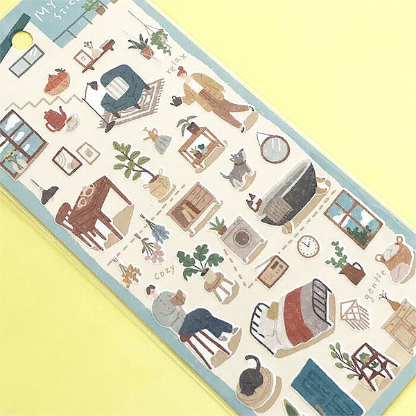 Stickers My Home - Papeterie Japonaise | Moshi Moshi Paris