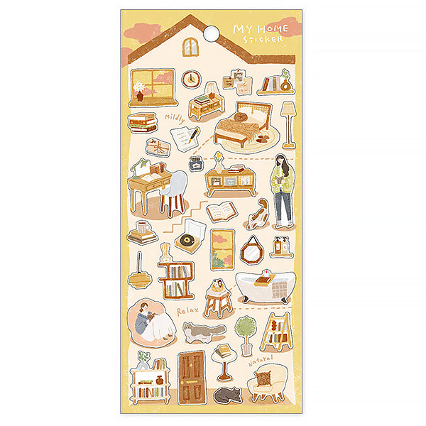 Stickers My Home - Papeterie Japonaise | Moshi Moshi Paris