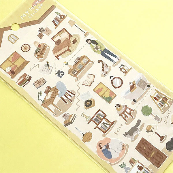Stickers My Home - Papeterie Japonaise | Moshi Moshi Paris