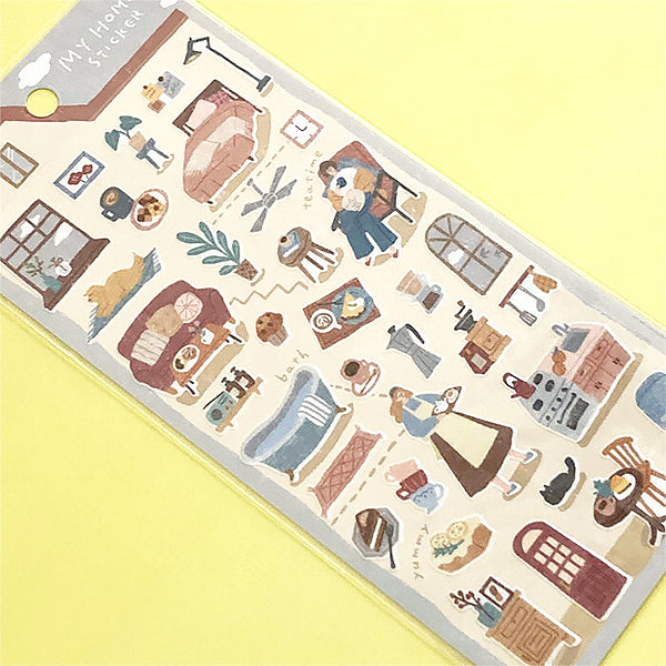 Stickers My Home - Papeterie Japonaise | Moshi Moshi Paris