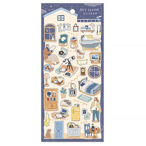 Stickers My Home - Papeterie Japonaise | Moshi Moshi Paris