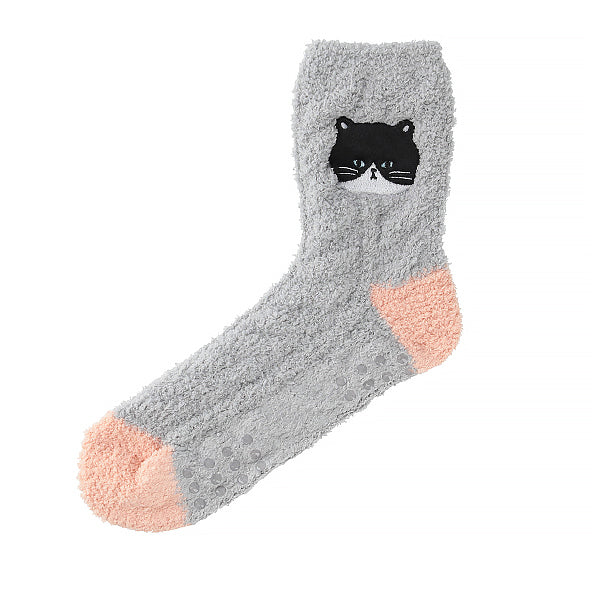 Chaussette D'Intérieur Kawaii - Black Cat | Moshi Moshi Paris