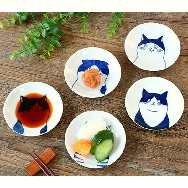 Coupelle Chat Shichita Mike - Vaisselle Japonaise | Moshi Moshi 