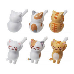 Piques Bento Cat Relaxing - Accessoire Bento | Moshi Moshi 