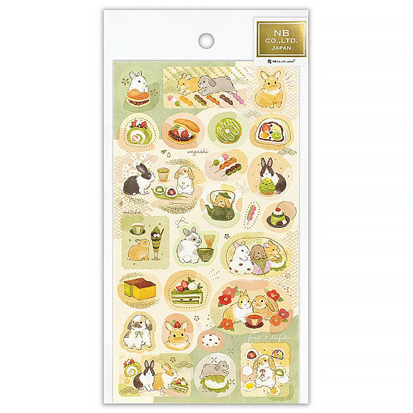 Stickers Animal Usagi Lapin - Papeterie Japonaise | Moshi Moshi