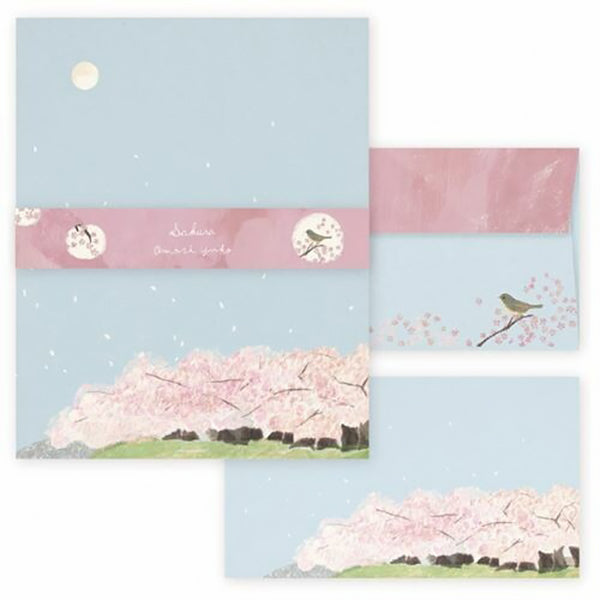 Papier Lettre & Enveloppe Sakura - Made in Japan | Moshi Moshi 