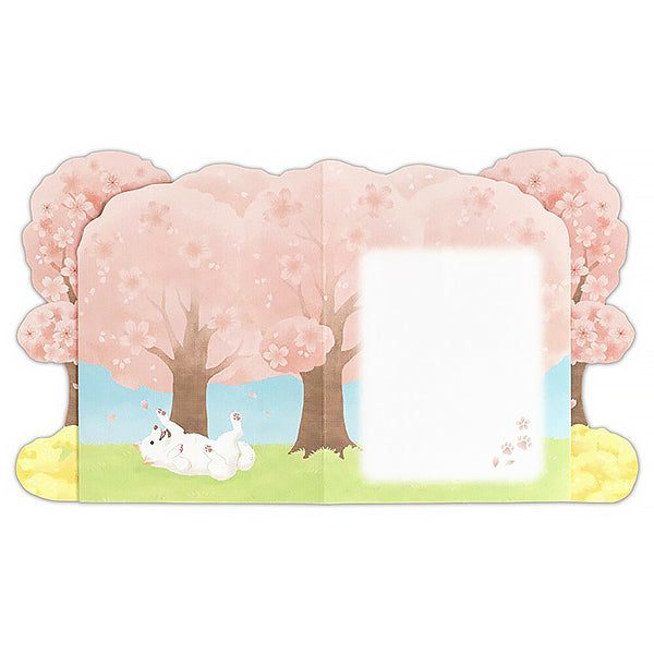 Carte Pop Up 3D Sakura Shiba - Greeting Card | Moshi Moshi 
