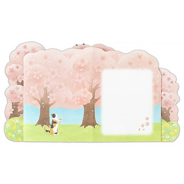 Carte Pop Up 3D Sakura Chat - Greeting Card | Moshi Moshi 
