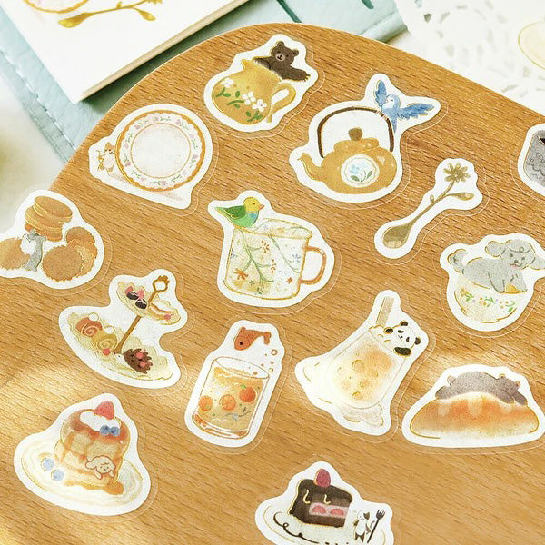 Stickers Box Afternoon Tea - Let's Dance | Moshi Moshi Papeterie