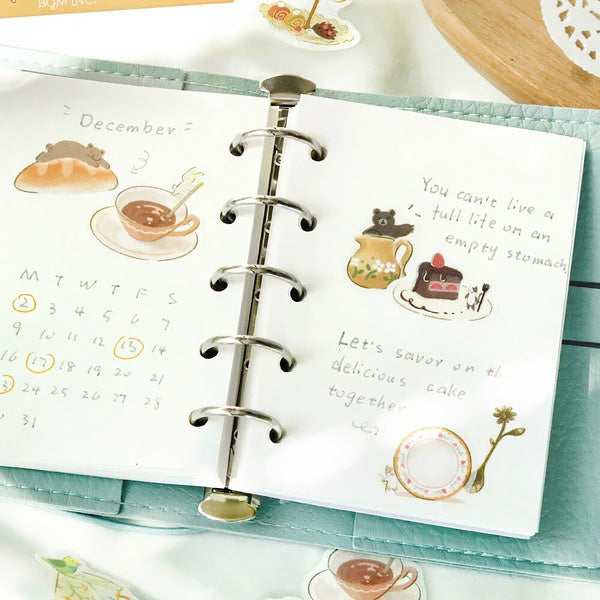 Stickers Box Afternoon Tea - Let's Dance | Moshi Moshi Papeterie