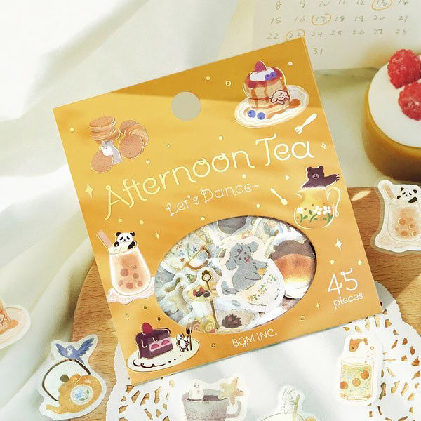 Stickers Box Afternoon Tea - Let's Dance | Moshi Moshi Papeterie