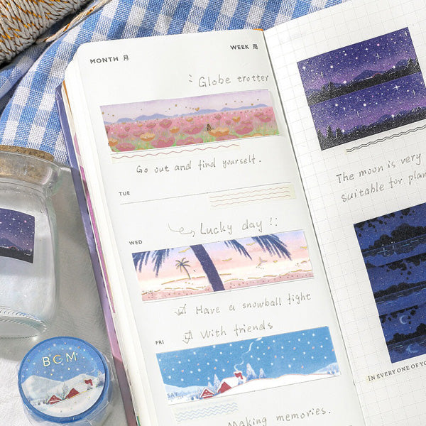 Washi Tape Dreamscape - Shore | Moshi Moshi Paris Japan