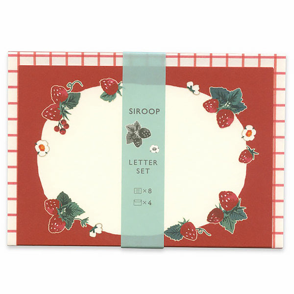 Papier Lettre & Enveloppe Kawaii - Strawberry | Moshi Moshi Paris