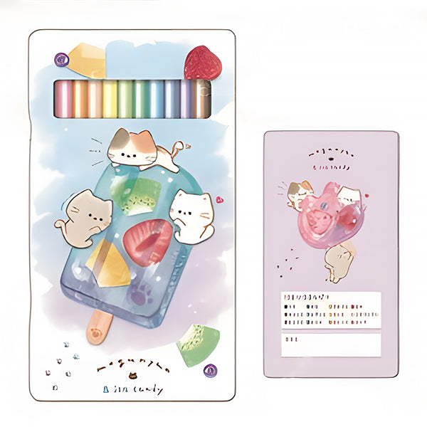 Boite Crayons à Couleur - Chat Mogu Nyan | Moshi Moshi Paris