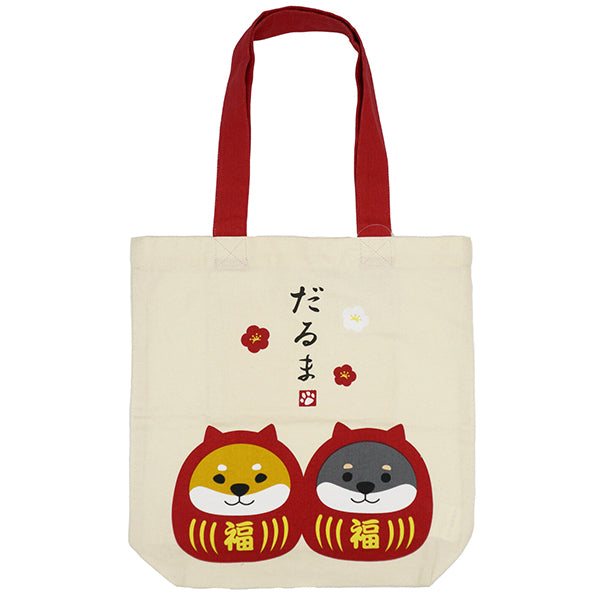 Tote Bag Shiba Inu - Daruma | Moshi Moshi Paris Japan