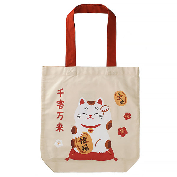 Tote Bag Chat Maneki Neko - Idée Cadeaux | Moshi Moshi