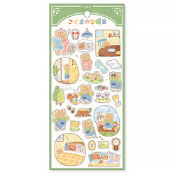 Stickers Relaxed - Koguma Sunday | Moshi Moshi Papeterie