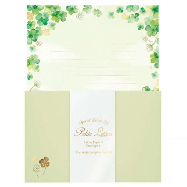 Papier Lettre Clover - Papeterie Japonaise | Moshi Moshi Paris