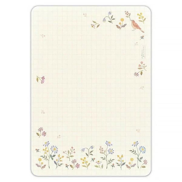 Papier Lettre & Enveloppe Japonais - Aiwairo Bird | Moshi Moshi 