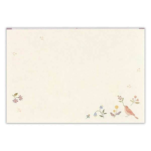 Papier Lettre & Enveloppe Japonais - Aiwairo Bird | Moshi Moshi 