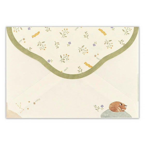 Papier Lettre & Enveloppe Japonais - Squirrel | Moshi Moshi Paris