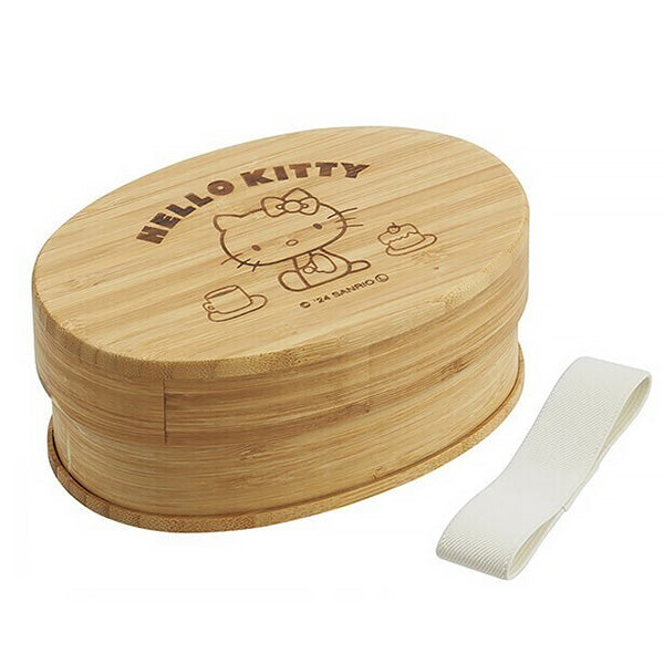 Bento Box Hello Kitty Bois Naturel - Sanrio Official | Moshi Moshi Paris