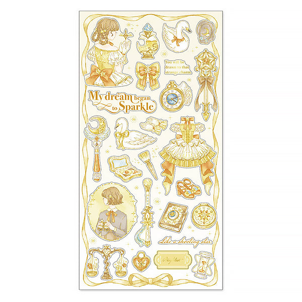 Stickers Jupine Sparkle - Papeterie Japonaise | Moshi Moshi