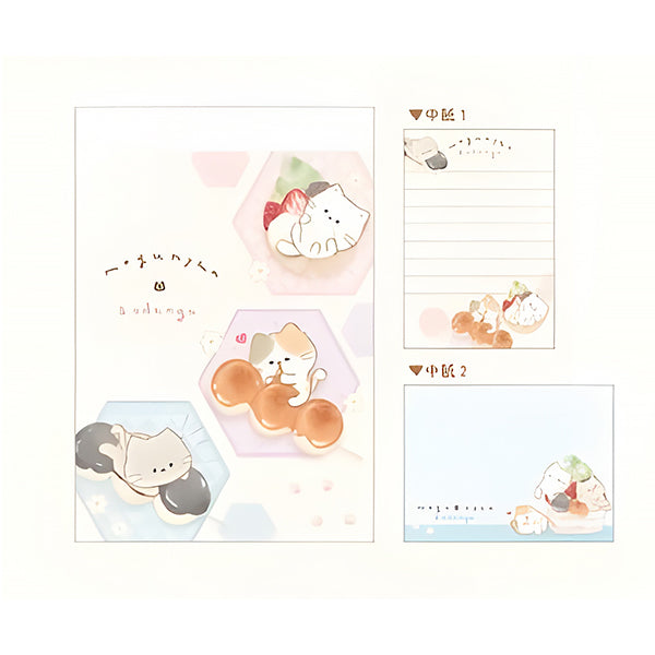 Memo Pad Chat Mogu-nyan - Papeterie | Moshi Moshi Paris