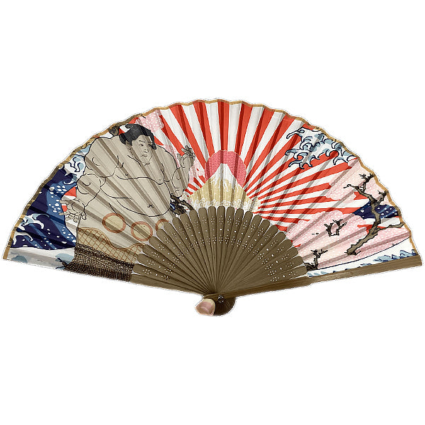 Eventail Japonais - Sumo Nami Fuji | Moshi Moshi Paris