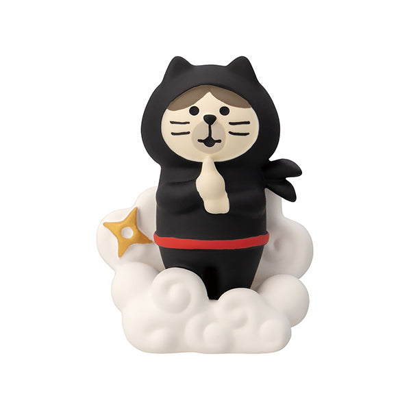 Magnet Mini Figurine Chat Ninja - Concombre | Moshi Moshi Paris