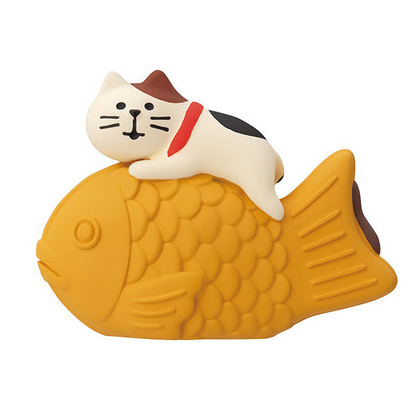 Magnet Mini Figurine Chat Taiyaki - Concombre | Moshi Moshi