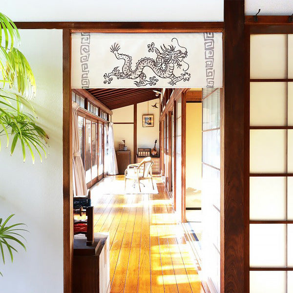 Noren Dragon Tatsu - Déco Japonaise | Moshi Moshi Paris