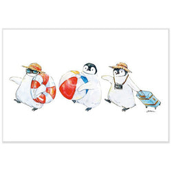 Carte Postale Chill Pingouin - Holiday | Moshi Moshi